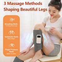 Masseur de jambes sans fil pour la circulation et le soulagement de la douleur Masseur de pieds et de mollets Massage des jambes à compression d'air avec chaleur