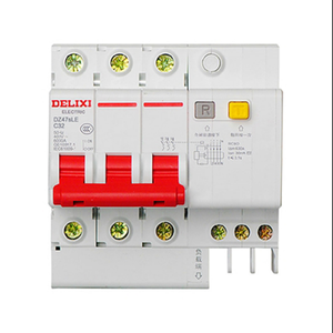 Delixi Dz47-sle 4P Mini ngắt mạch nhựa trắng dư hiện tại ngắt mạch với li bảo vệ - Product Image 6