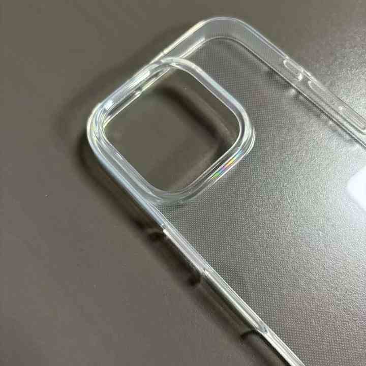 防震透明手机套硅胶软壳适用于iphone 16 plus 15 pro最大透明手机套