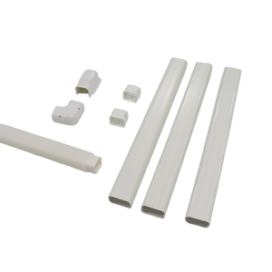Kit de couverture décorative pour conduites de <span class=keywords><strong>climatisation</strong></span> et CVC en PVC, 3-6 pouces, avec résistance aux UV - Product Image 5