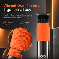 Tondeuse à cheveux PRITECH professionnelle sans fil, étanche IPX6, lame en T, tondeuse de précision, machine à raser et à couper pour barbier, LED