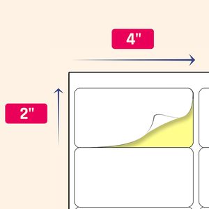 Có thể tái chế A4 không thấm nước dính Sticker nửa giấy nhãn tấm trống nhãn cho Express vận chuyển - Product Image 2