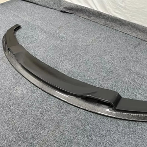 MAYHAK V Style Spoiler avant en fibre de carbone, séparateur de pare-chocs, conversion de spoiler avant de voiture, lèvre de pare-chocs pour <span class=keywords><strong>BMW</strong></span> Série 3 F30 <span class=keywords><strong>M</strong></span>-Sport - Product Image 6