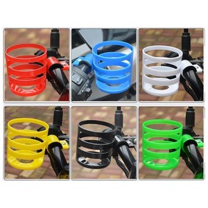 <b>Milk</b> Tea Stand Bicycle Handlebar Cup Holder <b>Plastic</b> Resin Lightweight Water <b>Bottle</b> Rack For Electric Scooter Bike Mountain Bike - Product Image 1