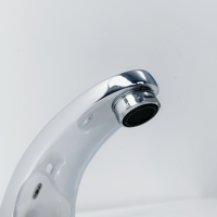 Robinet intelligent sans contact à capteur automatique pour lavabo commercial moderne, finition cuivre chromé, céramique, pour salle de bain et chambre à coucher - Meilleures ventes