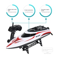 Nouvelle Arrivée Bateau Télécommandé 4 Canaux Haute Vitesse Électrique Étanche Modèle de Navigation Durable Bateau RC 1080p FHD Expert