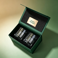 Boîte d'emballage personnalisée pour cartes de membre d'entreprise avec fermeture magnétique, boîtes rigides recyclables pour cadeaux et bougies