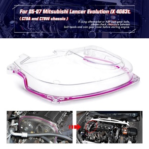 เกียร์ลูกเบี้ยวใสสำหรับ Mitsubishi <span class=keywords><strong>Lancer</strong></span> Evolution <span class=keywords><strong>EVO</strong></span> 9 <span class=keywords><strong>IX</strong></span> Mivec 4G63,สายพานไทม์มิ่งฝาครอบรอก PQY6334 - Product Image 2