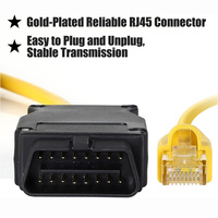 Cable OBD2 ENET Bimmercode para BMW Serie F, Codificación E-SYS ISTA+ ICOM Bootmod3, Cable Bimmerlink OBD a RJ45