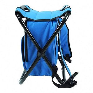 Mochila nevera con aislamiento BSCI, bolsa de picnic, silla de playa plegable con bolsa nevera para pesca 2 en 1 - Product Image 5