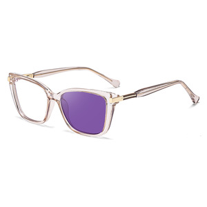 Gafas de Sol de Moda Europea y Americana 2026, Estilo Ojo de Gato, con Cambio de Color, para Mujer, Diseño Elegante con Bisagras de Resorte, Protección UV400 - Product Image 5