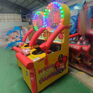 Máquina de juego de boxeo popular, máquina de balanceo para niños más vendida, juego de entretenimiento familiar, mini simulador de boxeo, medidor de fuerza - Product Image 4