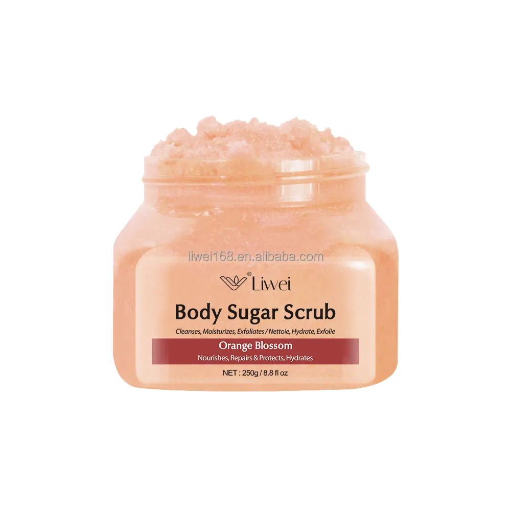 Biologische Body Scrub Volwassenen Vrouwelijke Spa Crème Huidverzorging Exfoliator Whitening Organische Body Scrub Oem Odm Private Label Service