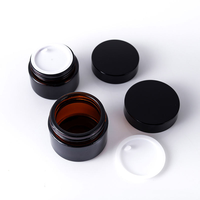 Pot vide en verre borosilicate blanc mat avec bouchon en plastique à sécurité enfant, écologique, personnalisable avec logo, pour crème de soin de la peau, prêt à l'emploi