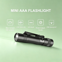 Stylo-lampe LED blanc personnalisable en aluminium, torche EDC avec clip, intensité réglable, pour la vente en gros et les projets OEM