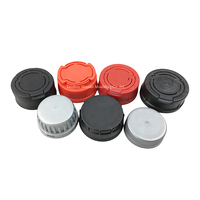 0.8L 1L 4L 5L Bouchon de bec d'huile moteur Bouchon de bouteille de lubrifiant rond en plastique avec couvercle à vis anti-chapardeur