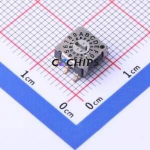 SKAR-16S Rotary Encoder Switch SMD Switch ( Number of Detents: 16 )( Encoding Type: True Code )( Operating Temperature: ) - Product Image 1