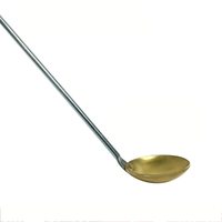 Cucharas de Laboratorio de Cobre con Mango Largo, Cucharas para Calentar y Quemar Muestras, para Laboratorio Escolar, Suministros y Accesorios de Laboratorio Científico