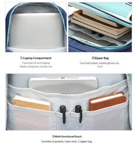 กระเ<span class=keywords><strong>ป</strong></span>๋าเป้นักเรียนโรงเรียนประถม จัดส่งเร็ว กันน้ำ น่ารัก สีสันสดใส ดีไซน์แถบสะท้อนแสง ซิ<span class=keywords><strong>ป</strong></span>หลายช่อง - Product Image 4