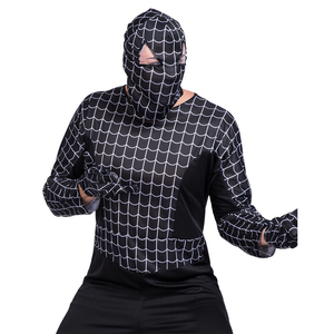 Combinaison d'araignée noire pour <span class=keywords><strong>adulte</strong></span>, pour télévision et <span class=keywords><strong>Film</strong></span>, Anime, Cosplay, Halloween, Costume de jeu de <span class=keywords><strong>Film</strong></span>, univers parallèle - Product Image 5