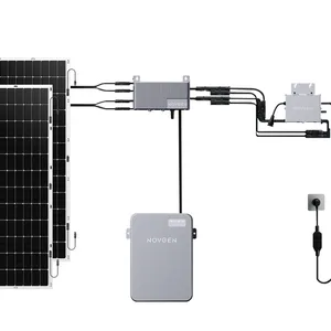 NOVGEN Complete Solar Kit Germany On Grid Solar System 600/800 Watt Balcony Solar Panel System 600w Inverter Inverter 800w