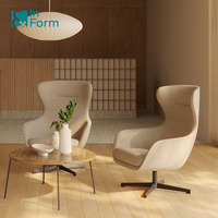 Fauteuil de direction inclinable à dossier haut, design confortable et moelleux, avec base pivotante stable en acier et mousse injectée