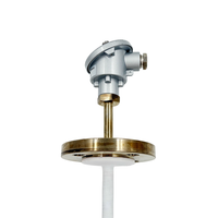 Transmisor de Temperatura Sumergible Anticorrosión PROG-TL-1 -50~260 ℃   Sensor de temperatura PT100 PT1000 Clase A/B de 3/4 hilos 4~20mA con material en contacto con el medio (PTFE/PVDF)