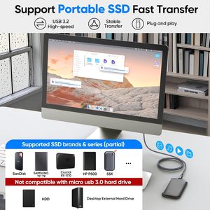 कस्टम 10 जीबीपीएस हाई स्पीड डेटा ट्रांसफर 5v/3a 60w usb 3.2 जीन 2 टाइप सी केबल प्रकार - Product Image 4