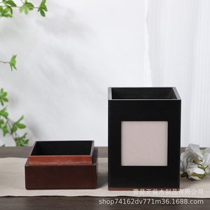 Wooden Urn Rectangle 25x15x15cm Airtight Pet <b>Memorial</b> <b>Box</b> For Adult And Pet Funeral Use - Product Image 4