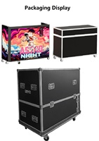 Panel Layar LED Lipat 6 Sisi Indoor P3.91 Layar LED Lipat untuk Bar Klub Panggung Pesta Pertunjukan