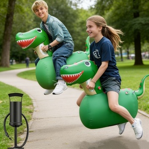 <b>Inflatable</b> Bouncy <b>Dinosaur</b> Toys Bouncy <b>Dinosaur</b> Toy for Children Fun Birthday Gifts with Cartoon Standing Triumph to DOc - Product Image 5