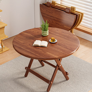 <span class=keywords><strong>Table</strong></span> à manger pliante en bois tendance, utilisation domestique, petit appartement, portable en extérieur, simple, <span class=keywords><strong>table</strong></span> carrée - Product Image 1