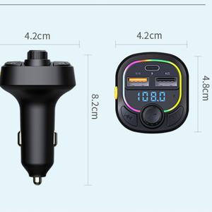 Lecteur MP3 <span class=keywords><strong>Bluetooth</strong></span> pour voiture, appels mains libres, émetteur <span class=keywords><strong>FM</strong></span> avec chargeur USB 3A - Product Image 5