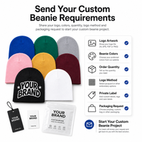 Gorro de Invierno Personalizado con Logotipo Tejido en Jacquard, Estilo Y2K, Acrílico, Cálido, Venta al Por Mayor, OEM, Gorro Tipo Skull