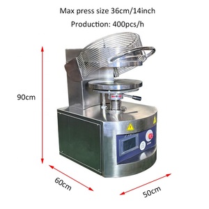 <span class=keywords><strong>Prix</strong></span> d'usine - Machine à étaler la pâte à pizza de 36 cm, presse à pâte à pizza, machine automatique de formage de base de pâte à pizza - Product Image 2
