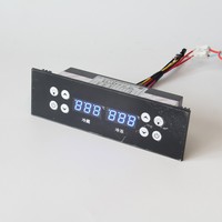 Termostato de Refrigeración Digital Programable de Panel Grande KT-2020LF2, Gestiona 4 Funciones: Refrigeración + Congelación + Luces Dobles