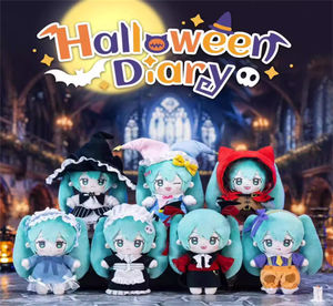 Authentique Original GONG Hatsune Mikku <span class=keywords><strong>Halloween</strong></span> Diary Series Blind Box Plush Doll Toy Cute Ornaments Home Mystery Boxes - Product Image 2