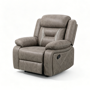 Conjunto de Sofá Seccional Reclinable Manual Moderno con Mesa Abatible y Soporte Lumbar Ergonómico para Relajación en la Sala de Estar - Product Image 3