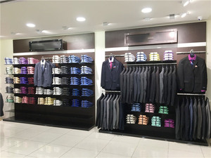 <span class=keywords><strong>Negozi</strong></span> di abbigliamento Espositori Da Parete Commerciale Scaffalature Mens Vestiti di Visualizzazione Del Basamento Cremagliera Per Il Negozio - Product Image 2