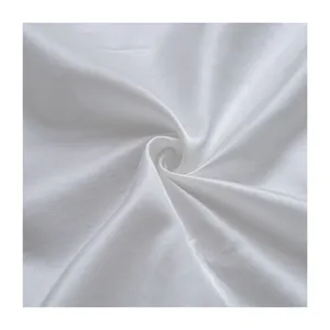 Natural White Silk Cotton Satin Fabric 16mm 70 Cotton 30 Silk Raw Silk Fabric Factory Supplier