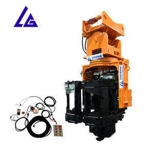 Lg Factory Direct Escavadeira Hidráulica Vibro Hammer para 8-12m Steel Sheet Pile Pile e H-Beam Pile Driving - Product Image 1