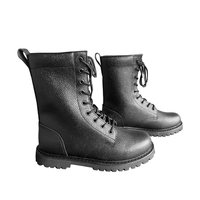 Offre Spéciale Protection des orteils en acier durable Chaussures en cuir Bottes d'entraînement pour hommes