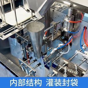 Macchina Automatica per il Riempimento di Sacchetti Preformati, Attrezzatura per la Lavorazione di Datteri Rossi e Prodotti Secchi, Macchina per l'Imballaggio - Product Image 3