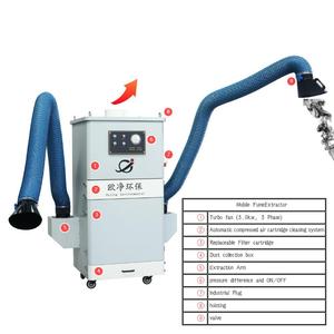 Factory Industrial Mobile Portable Welding Smoke Exhaust Device Industrial <strong>Dust</strong> <strong>and</strong> Smoke Exhaust Filter - Product Image 2