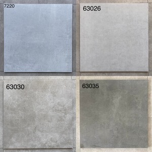 Ubin Lantai Antik Gaya Industri Minimalis Wabi-sabi, 600*600 Abu-abu Semen, Ubin Keramik Anti-selip Matte Guangdong - Product Image 4