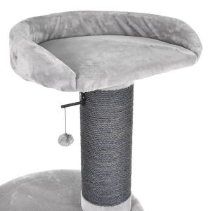 Fabricant YOUME OEM un <span class=keywords><strong>arbre</strong></span> à <span class=keywords><strong>chat</strong></span> stable avec des poteaux épais en gris à 138cm une tour d'<span class=keywords><strong>arbre</strong></span> à <span class=keywords><strong>chat</strong></span> moderne et Kratzbaum pour grands chats - Product Image 2