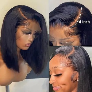 <strong>Cheap</strong> 13X4 Lace Front <strong>Wig</strong> Wholesale Vietnamese Short Bob <strong>Wigs</strong> Human Hair Lace Front Transparent Lace Closure <strong>Wig</strong> for Black Women - Product Image 2