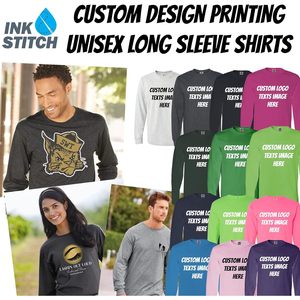T-shirt unisexe en coton à manches longues 4930R, personnalisable avec votre propre design d'impression pour hommes - Product Image 6