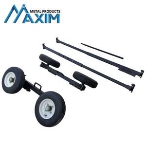 Wrecker <span class=keywords><strong>Rueda</strong></span> <span class=keywords><strong>auxiliar</strong></span> Car Mover Heavy Pickup Tow Cart Ruedas grandes Vehículo Wrecker Truck Accesorios traseros Piezas - Product Image 2