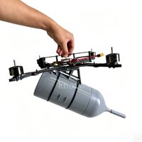 KNOFC FPV Optical Fiber Communication Optic Fiber Ultra-long Distance 1/2km/3km/5km/10/15/20km Whole Fiber Optics System